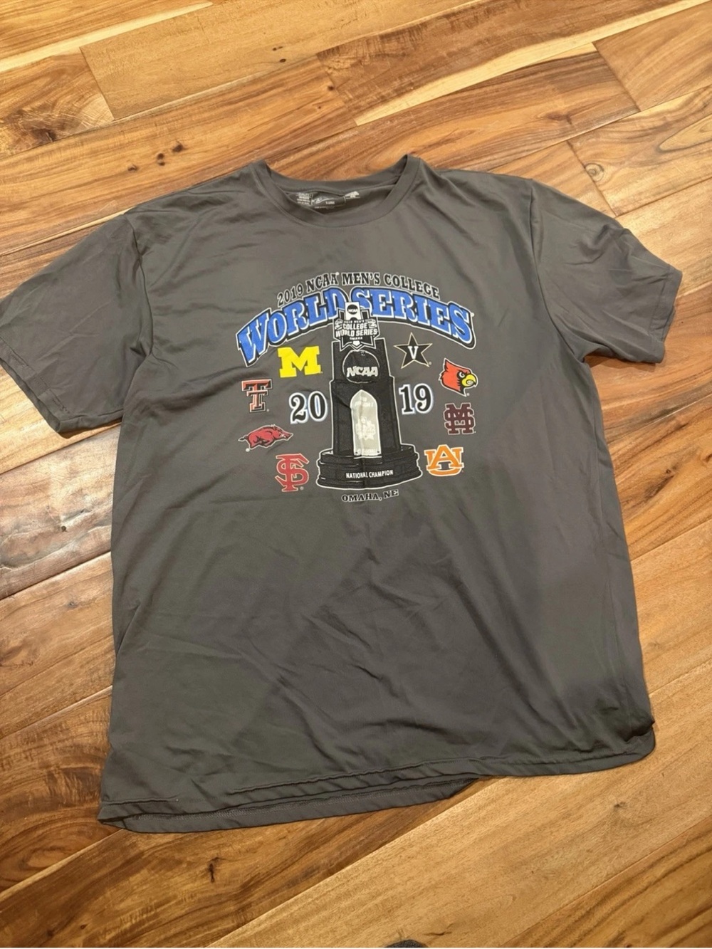 Men's Gray NCAA 2019 World Series Graphic T-Shirt